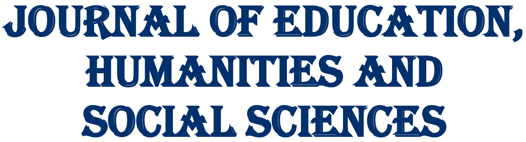 Journal of Education, Humanities and Social Sciences